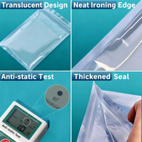 Sacs refermables antistatiques résistants à la chaleur, à l'humidité et aux perforations, imprimés en héliogravure, pour l'emballage électronique