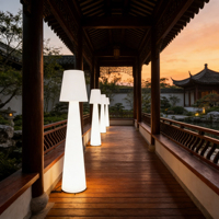 Lampe de table LED sans fil à design moderne pour décoration extérieure de Noël, lampe sur pied, télécommande, plastique, hôtel, DIY, 16 couleurs