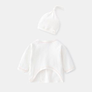 Blusa de punto unisex de algodón puro para bebé recién nacido, estilo monja, 0-3 meses, categoría A, otoño - Product Image 1