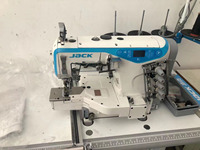 Machine à coudre industrielle Jack K5E-UT à point de chaînette 1 aiguille avec coupe-fil, à vendre