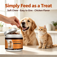 Complément alimentaire Quercétine en comprimés à croquer pour chiens et chats, contre les allergies et les démangeaisons, 120 comprimés à croquer, absorption rapide, santé de la peau et du pelage, immunité, friandises pour chiens