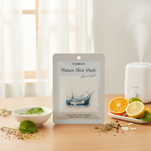 Mascarilla Facial Herbal Coreana con Vitamina C, Centella Asiática y Ácido Hialurónico para Hidratación Profunda y Reparación de la Barrera Cutánea - Product Image 3