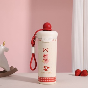 Garrafa Térmica Infantil Ali Baba Hot 20oz com Dupla Função para Meninas, Copo Escolar com Canudo à Prova de Vazamentos, Copo Térmico Fofo - Product Image 1
