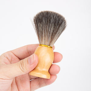 Rasage en bois blaireau pour hommes manche nettoyant nylon <span class=keywords><strong>soie</strong></span> poils de <span class=keywords><strong>sanglier</strong></span> soins pour hommes rasage nettoyage barbe <span class=keywords><strong>brosse</strong></span> de rasage - Product Image 6