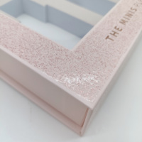 Boîte cadeau à rabat avec fermeture magnétique de couleur personnalisée de qualité supérieure avec fenêtre transparente pour le thé, le parfum, les chapeaux, les casquettes, l'emballage