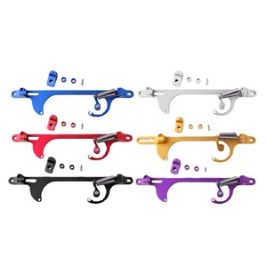 Aluminum Alloy Throttle Cable <b>Bracket</b> 370Mm For Car Modification Upgrade Blue - Product Image 4