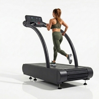 Nueva Cinta de Correr Eléctrica de Alta Calidad con Curva Automática, 1.8HP, 1-20km/h, Pantalla LED, Acero, Comercial, para Gimnasio y Fitness
