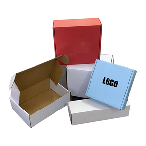 Boîtes d'avion en carton blanc personnalisables, emballage alimentaire portable, logo personnalisé pour l'expédition et la vente au détail, prêtes à être expédiées - Product Image 1