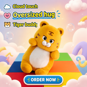 Bobova Lindo <span class=keywords><strong>Tigre</strong></span> de Peluche Relleno de Algodón PP, Súper Suave, de Poliéster, para Niños, Compañero de Sueño, Regalo de Fiesta - Product Image 1