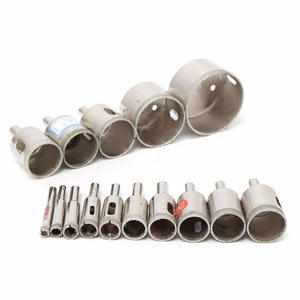 Ensemble de 15 scies cloches en verre diamanté pour céramique et marbre, comprenant des outils de rondeur et de polissage pour les perles de prière - Product Image 1