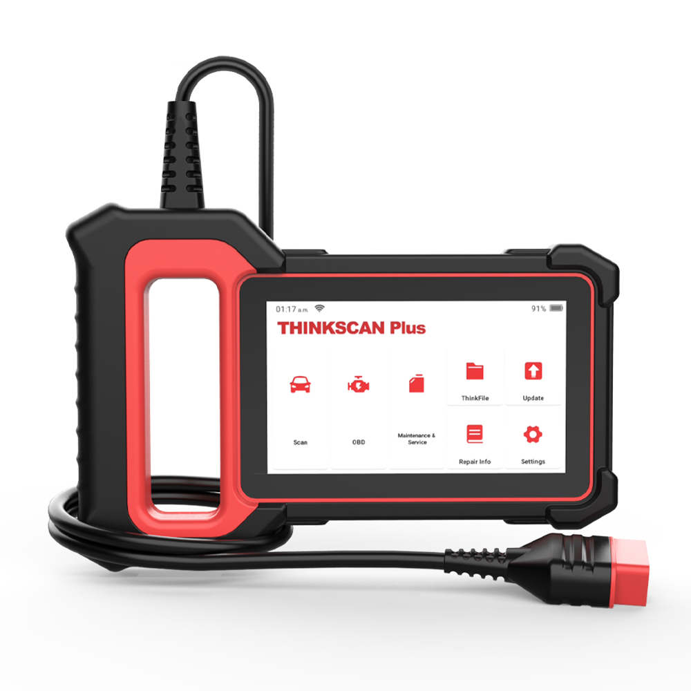 ThinkScan Plus S5 OBD2 Scanner – ABS/SRS/ECM/TCM Diagnostic Tool, 5" Touchscreen, Lifetime Free Updates