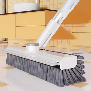 Cepillo de limpieza portátil Zeus Space-Time Modelo 1021 de acero inoxidable con mango largo y cerdas duras para baño, juego de cepillos para limpieza de juntas de azulejos y rincones. - Product Image 6