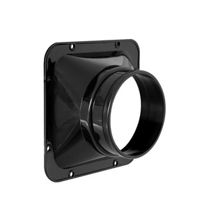 Abs Air Vent Square To Round Flange Wall Mounted Easy Install Minimalist Design - Product Image 2