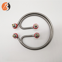 Chauffage tubulaire électrique flexible rond/circulaire pour fabricant d'eau