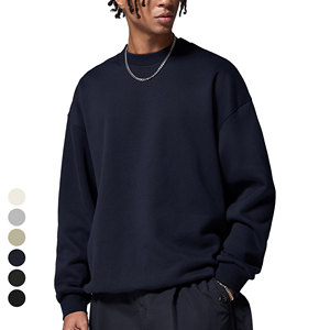 เสื้อฮู้ดและเสื้อกันหนาวสำหรับผู้ชายเสื้อฮู้ดแบบสวมหัวคอกลมผ้าโพลีเอสเตอร์ลำลองสีแบบกำหนดเอง - Product Image 1