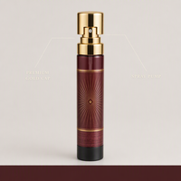 Flacons de parfum vides format voyage 35 ml, 480 pièces, boîte de présentation noire, atomiseur rechargeable, vente en gros, logo personnalisé