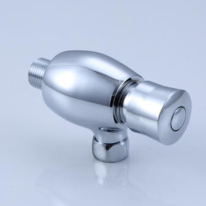 Válvula de descarga de orina oculta de rocío matutino de cobre, válvula de inodoro público de cierre automático con retardo de presión manual para uso en el baño - Product Image 4