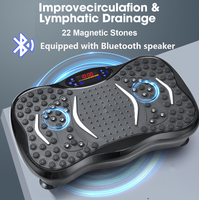 Machine d'Exercice Vibrante Unisexe pour Amincissement Corporel, Plateforme de Fitness à Vibration Verticale de Bonne Qualité