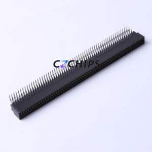 ER120BGFBK Gold Finger Connector Bent Lead Through Hole,P=2.54mm Connector EDGE SLOT 2.54mm 120P Right Angle Insert - Product Image 1