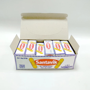 Venda Adhesiva Santavik al por Mayor, 72*19mm, Tres Orificios, Apósito para Heridas, Transpirable, de Tela Lisa - Product Image 6