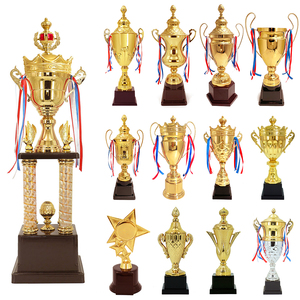 Collezione Yiwu tazza di metallo <span class=keywords><strong>e</strong></span> stelo di plastica trofei <span class=keywords><strong>e</strong></span> placche in metallo calcio trofeo in metallo per il calcio - Product Image 4