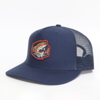 Casquette Trucker Snapback Homme Personnalisée de Haute Qualité, Style Mode, 5 Panneaux, Visière Plate, Dos en Maille, pour Sports, Plein Air et Pêche
