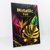 Affiches d'art sur papier acide avec dorure métallique de qualité muséale, vernis 3D et UV sélectif en relief pour exposition d'artistes