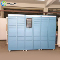 Casier intelligent de livraison en libre-service, casier à colis intelligent, casier à bagages intelligent, casier express, casier numérique avec écran