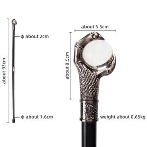 Bastón <span class=keywords><strong>de</strong></span> lujo para hombre <span class=keywords><strong>2021</strong></span> moda color <span class=keywords><strong>Dragon</strong></span> Claw <span class=keywords><strong>Ball</strong></span> Party Prop muletas elegante bastón Vintage - Product Image 2