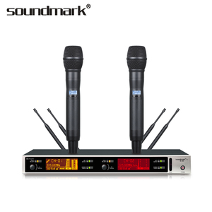 Soundmark G-20 Cao Cấp Không Dây 2-Kênh Kỹ Thuật Số Microphone Tiếng Ồn Hủy Bỏ 100M Phạm Vi Xlr Kết Nối AA Pin Cho Sân Khấu - Product Image 2