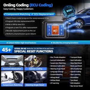 Escáner de Diagnóstico para Camiones Pesados D9 HD 2026, 12V/24V, Codificación Bidireccional de ECU, Herramienta de Escaneo OBD2 de Sistema Completo, 2 Años de Garantía - Product Image 2