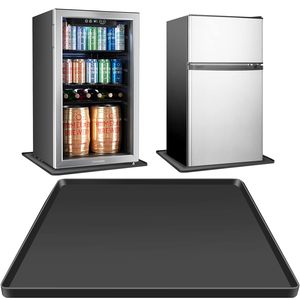 Mini Fridge Refrigerator Freezer Silicone Carpet <b>Floor</b> <b>Protector</b> <b>Mat</b> with Raised Edge Prevent Water Leakage Spills Leaks Drips - Product Image 1