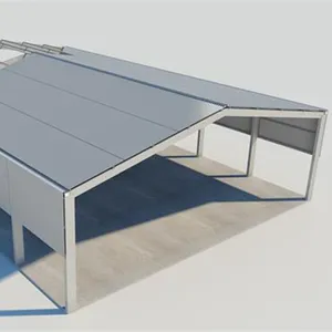 Gratis Tekening Prefab Werkplaats Garage Schuur Stalen Frame Geprefabriceerde Metalen Gebouwen Stalen Structuur Magazijn