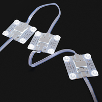 Module LED 220V pour boîte à lumière 65 * 65mm 1.5W, module LED Blockchain 3030 avec lentille à réflexion diffuse pour enseigne publicitaire
