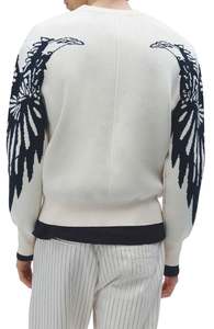 Pull-over confortable à col ras du cou en tricot de coton de haute qualité pour hommes - Product Image 3