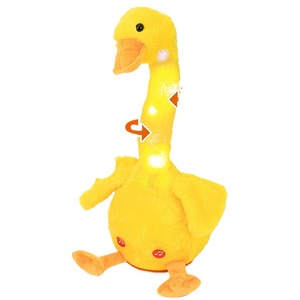 Canard en <span class=keywords><strong>peluche</strong></span> parlant mignon en gros, jouet électrique dansant avec lecteur de musique, cadeau pour enfants, jouet en <span class=keywords><strong>peluche</strong></span> chantant - Product Image 6