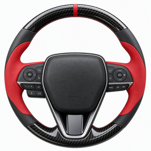 <span class=keywords><strong>Couvre</strong></span>-<span class=keywords><strong>volant</strong></span> en fibre de carbone personnalisé pour <span class=keywords><strong>Toyota</strong></span> Hilux, compatible avec <span class=keywords><strong>Toyota</strong></span> Tacoma, Corolla, Prado, Prius, Camry, Auris 2015 - Product Image 1