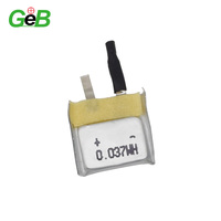 Untuk LP4650 201212 231212 Baterai Lithium Polimer 10mAh 3.7V Baterai Lipo Super Kecil dengan Perlindungan PCB Tingkat Pengosongan 10C