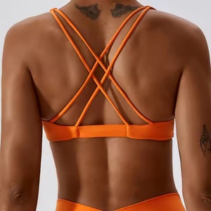 Soutien-gorge de sport sans dos pour le yoga, soutien-gorge de sport personnalisé pour la salle de sport, pour femmes, nouveautés, soutien-gorge pour femmes à bretelles croisées à maintien élevé - Product Image 1