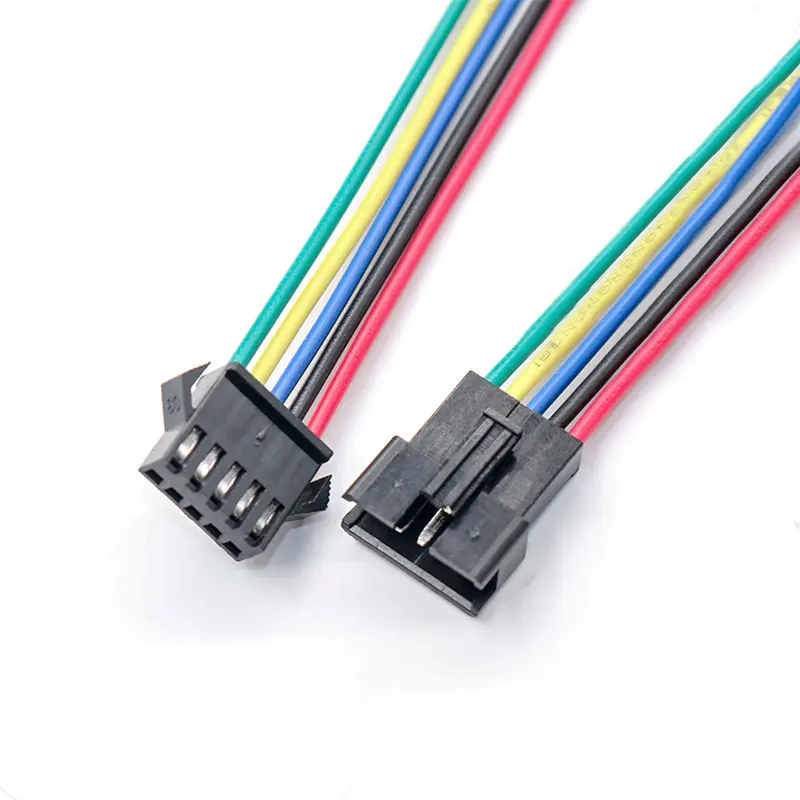 Wavelink Wavelink SM 4 Pin 2.54mm Pitch Male Female Connector 200mm Cable Assemblies LED RGB Light Power Connection Cable Assembly Wire Harness