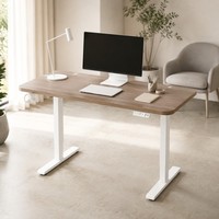 Table de bureau et d'apprentissage AOR Simple Home, électrique, silencieuse, en bois, extensible et réglable en hauteur, pour une utilisation assise ou debout