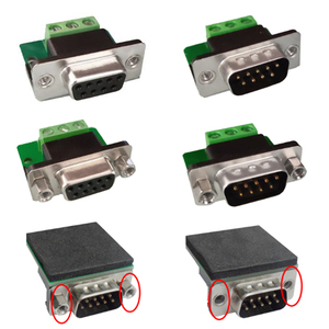 VGA 9pin DB9 M3 Không Hàn G3 RS232 Đến 3PIN RS485 Chì 235 Pin Đầu Nối Cổng Nối Tiếp Nam Và Nữ - Product Image 3