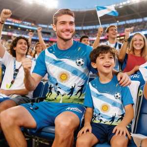 Camiseta Deportiva Personalizada de Fútbol, Transpirable, de Secado Rápido, Antibacteriana, Resistente al Agua, de Poliéster y Algodón, Diseño Nuevo, Venta al Por Mayor - Product Image 4