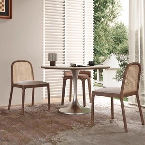 Small Medieval <strong>Tulip</strong> Round Dining <strong>Table</strong> for Home for Apartments Designed for Negotiations - Product Image 4