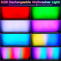 Rondelles murales LED 80W RGBW en aluminium IP65 étanche AC220V éclairage paysager à changement de couleur pour immeubles de grande hauteur et scène