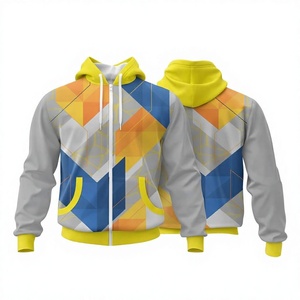 Full <b>Zip</b> Solid Winter Casual Hoodie Custom Logo OEM Art Print Sweatshirt Streetwear Wholesale - Product Image 1