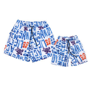 Pantaloncini da bagno per uomo e bambino Boardshorts per padre e figlio Turtle stampa digitale pantaloncini da spiaggia - Product Image 6