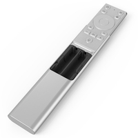 Control Remoto de Aluminio Personalizado con Voz BLE, 15 Teclas Programables, Control Remoto de Aprendizaje OEM ODM para Pantallas Inteligentes y Dispositivos de Entretenimiento en el Hogar