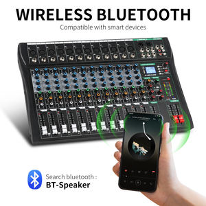 Mezclador de Audio Profesional de Nuevo Diseño, Consola de Sonido de 12 Canales con Entrada USB para Computadora y MP3 para Estudio de DJ - Product Image 3