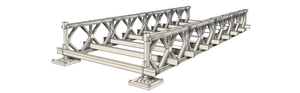 สะพานเหล็กแบบพกพาสะพานเบลีย์แบบพกพาดีไซน์ราคาถูก - Product Image 3